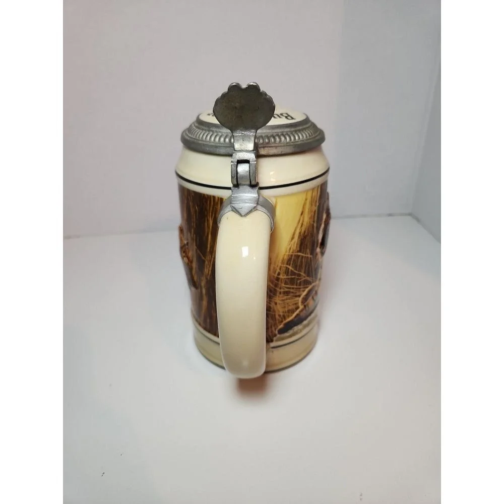 Budweiser Endangered Species Stein-Asian Tiger ~ Vintage 1989